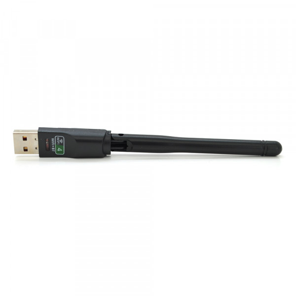 Бездротовий мережевий адаптер з антеною 10см Wi-Fi-USB LV / CL-UW07D - 8723DU, 802.11bgn, 150MB, 2.4 GHz, WIN7 / XP / Vista / 2K / MAC / LINUX, Blister