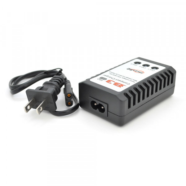 Зарядний пристрій B3Mini для літієвих акумуляторів 2S-3S DC 7.4V/11.1V 750mA/Max, з індикацією, BOX + перехідник