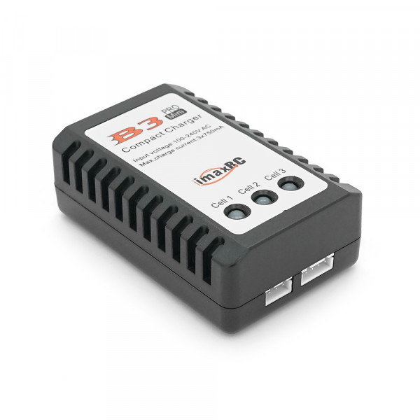Зарядний пристрій B3Mini для літієвих акумуляторів 2S-3S DC 7.4V/11.1V 750mA/Max, з індикацією, BOX + перехідник