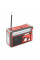 Радіоприймач GOLON RX381BT, LED, 3W, AM/FM радіо, Входи microSD, USB, Bluetooth, живлення від 220+АКБ+2*LR20, корпус пластмас, BOX