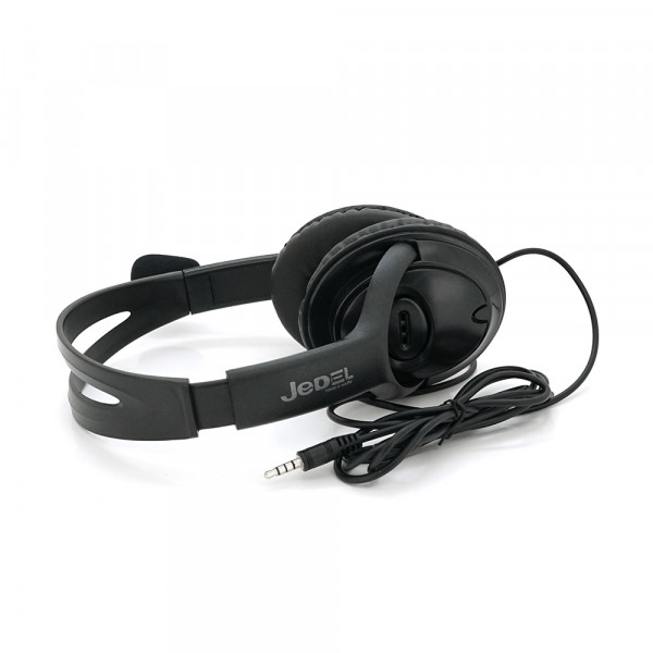 Навушники провідні Jedel GH-115, з мікрофоном і регулюванням гучності, Black, Box