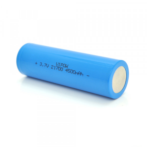 Акумулятор 21700 Li-Ion Vipow ICR21700 FlatTop, 4500mAh, 3.7V, Blue Q50/500