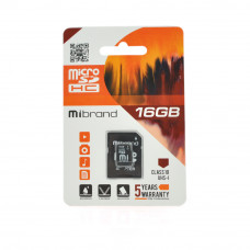 Карта пам'яті Wibrand microSDHC Class 10 UHS-I, 16GB