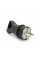 Вилка з заземленням, 16A 250V, IP44 0003, Black Q16