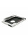 Адаптер підключення HDD 2.5'' 9.0 mm у відсік привода ноутбука SATA/mSATA (HDC-25), корпус aluminum, Blister, Q100