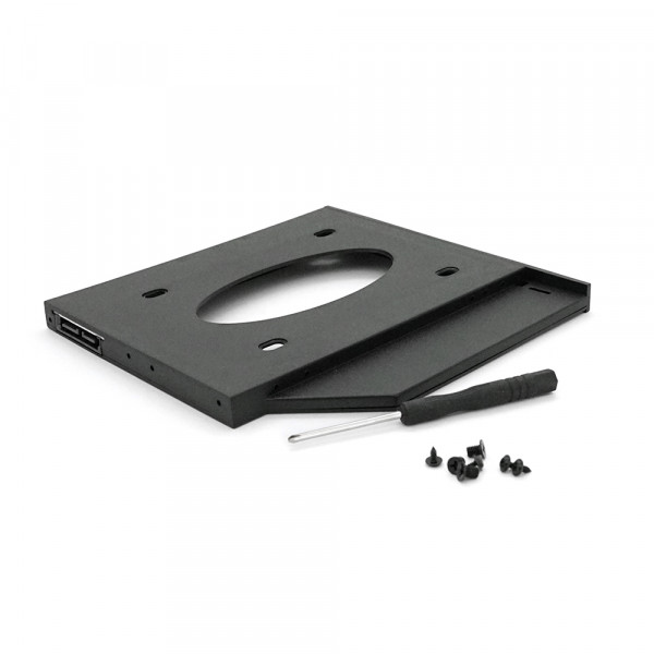 Адаптер підключення HDD 2.5 '' 9.5 mm в відсік приводу ноутбука SATA / mSATA (HDC-25), корпус plastic, Blister,Q100