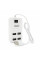 Хаб USB 2.0 4 порти, White, 480Mbts живлення від USB, з вимикачем, Blister Q100