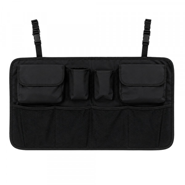 Органайзер у багажник автомобіля, 870x480mm, 4 кишені+4 сітки, Black