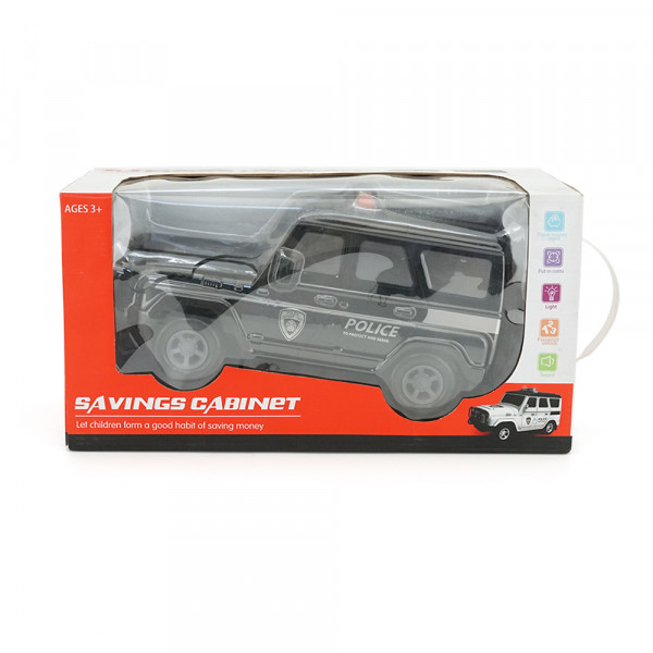Cейф-машинка Cash Truck YT668819, кодовий замок, Black, Blister-box