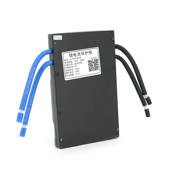 BMS плата JK-B2A24S20P Li-Ion/LiFePo4/LTO 7S-24S, 200A, CAN/RS485, 0.47mΩ, Bluetooth, Ballance 2A, підігрів + кнопка