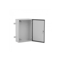 Гермобокс VAGOS 4U-A-IP54 (600х400x200) для кріплення на стіну, метал, IP54, двері петельні, поворотний замок