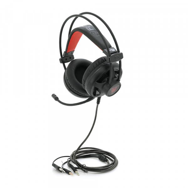 Ігрові навушники з мікрофоном Fantech HG13, Black, USB підсвічування, Color Box (226 * 205 * 114) 0,48кг