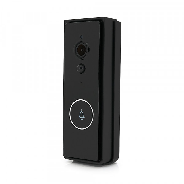Автономний вуличний/внутрішній Відеодзвінок 2MP YOSO DoorVision-WIFI-00-2 Tuya. на батареях 18650 . WIFI. запис на карту SD. Чорний (акумулятори не входять в комплект)