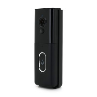 Автономний вуличний/внутрішній Відеодзвінок 2MP YOSO DoorVision-WIFI-02-2 Tuya. на батареях 18650 . WIFI. запис на карту SD. Чорний (акумулятори не входять в комплект)