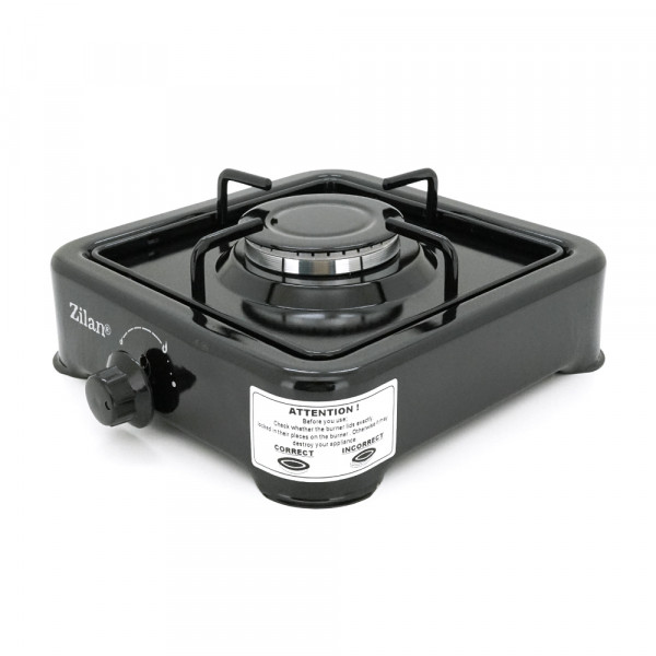 Газова плита Zilan ZLN0018, 1 комфорка, Black