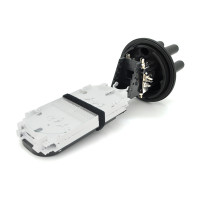 Муфта оптична Merlion ML-OP-F106H-96C, герметична, 5 вводів, до 4-х касет, до 96 зварок, матеріал PP
