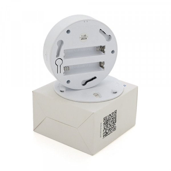 Автономний WiFi датчик диму із сиреною YOSO Dsmoke WIFI-00 TUYA живлення ААА 2 шт. батареї в комплект не входять