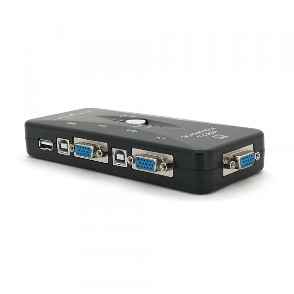 4-портовий KVM свіч, VGA, USB
