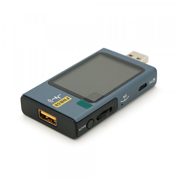 USB тестер Fnirsi FNB58 напруги (4-28V) та струму (0-7A), Bluetooth, Box