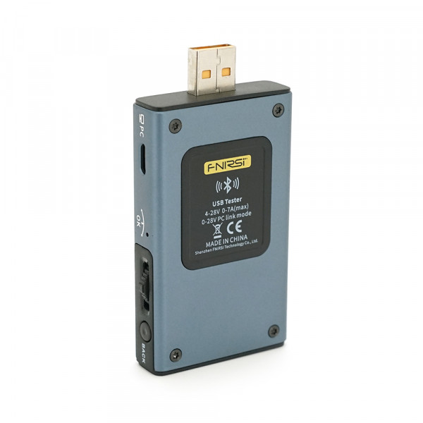 USB тестер Fnirsi FNB58 напруги (4-28V) та струму (0-7A), Bluetooth, Box