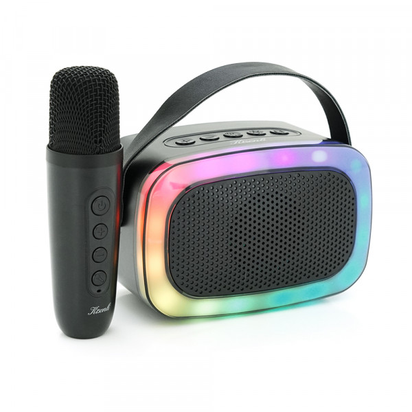 Колонка Kisonli G21 Bluetooth 5.0, 1х5W, 1800mAh, USB/TF/BT/LED/AUX, DC: 5V/1A, Black, BOX, Q45