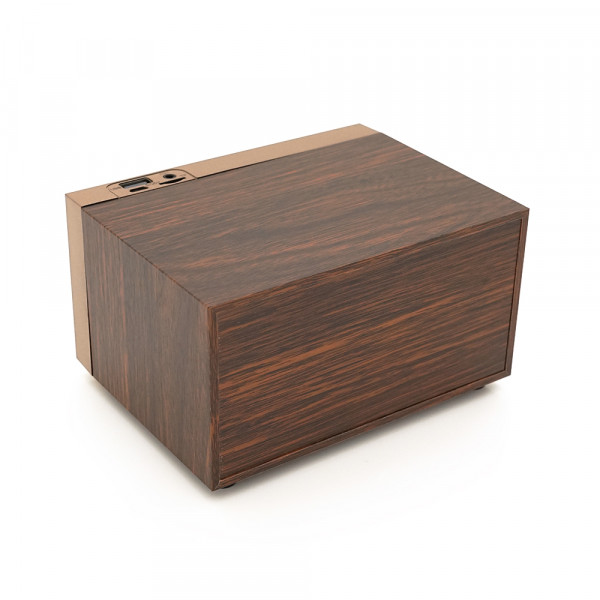 Колонка Kisonli G10 Bluetooth 5.0, 1х5W, 1200mAh, USB/TF/BT/FM/AUX, DC: 5V/1A, Wooden, BOX, Q50