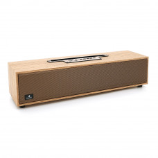 Колонка Kisonli G11 Bluetooth 5.0, 2х5W, 1200mAh, ≥90dB, USB/TF/BT/FM/AUX, DC: 5V, Wooden, BOX, Q20