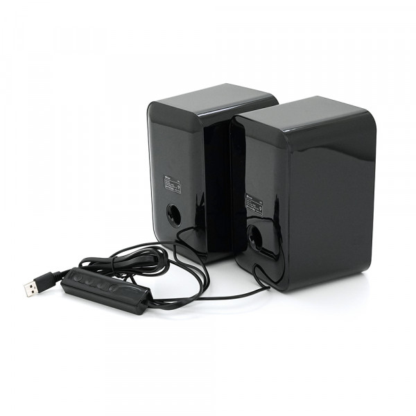 Колонки Kisonli X20BT, 2x10W, USB/RGB light/BT, DC: 5V/1-2A, Black, BOX, Q15
