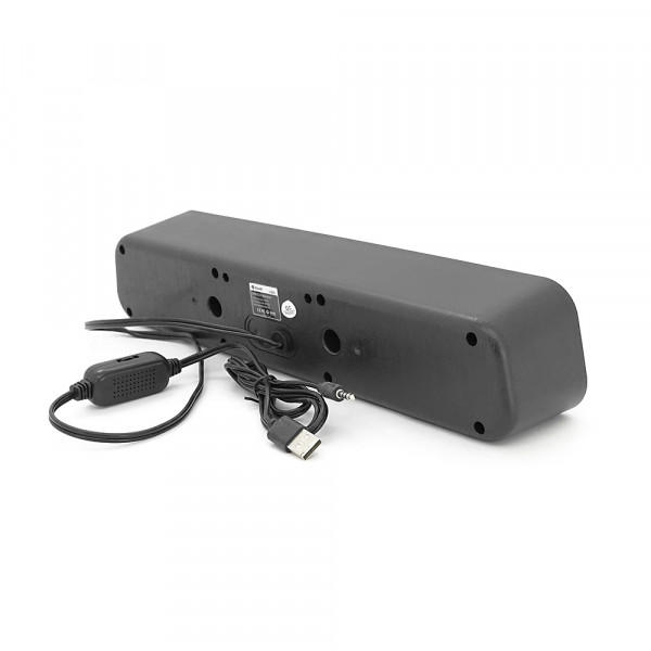 Колонки 2.0 Kisonli i-520, для ПК і ноутбука, USB + 3.5mm, 2x3W, 20Hz- 20KHz, Black, BOX, Q40