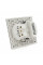 Розетка врізна із заземленням, Input: AC:110-250V/16A, Type-C/USB-виходи, White