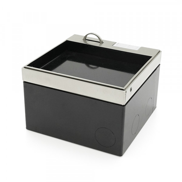 Розетка для підлоги подвійна, AC:110-250V/10-16A, Silver