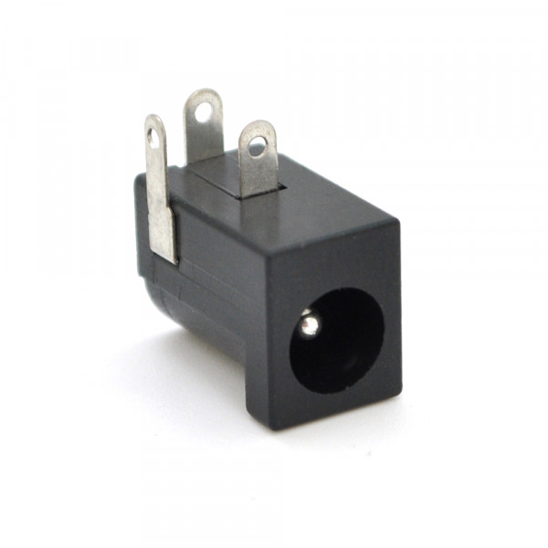 Триконтактне гніздо живлення DC005 тато 5.5*2.1, 30V, 1A, під викруткову збірку, Q100
