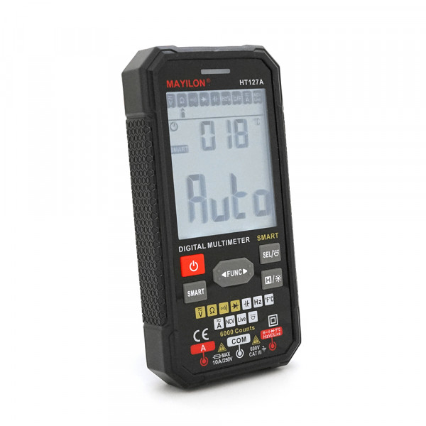 Мультиметр Mayilon HT-127A, вимірювання: V, A, R, C, F, T