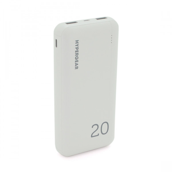 PowerBank Hypergear 20000mAh Fast Charge , 2*USB, White, Q24