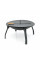Гриль вугільний круглий, 55х28 см, Black