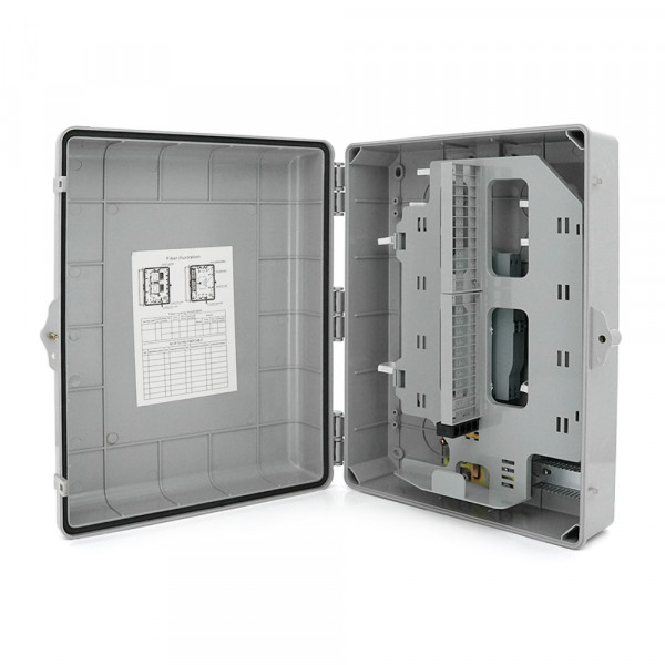 PON - box Merlion ML-OP-S233-SC 48-канальний, SC Simplex adapter, матеріал ABS, IP65