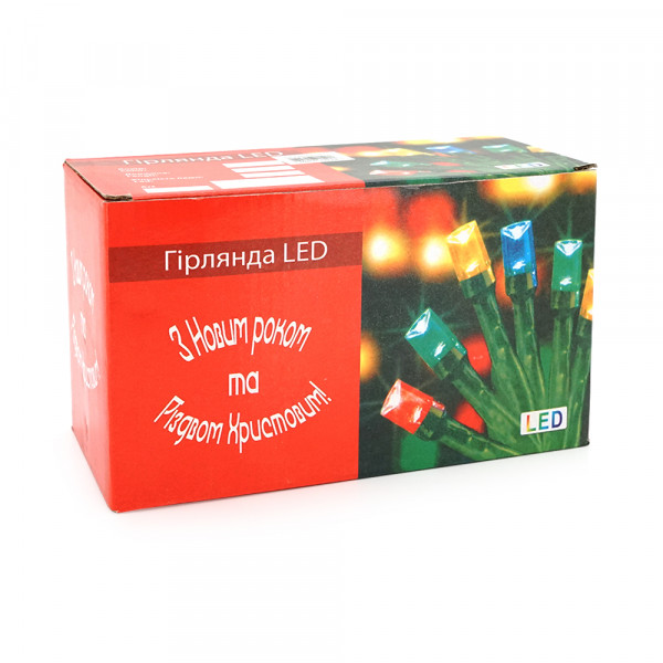 Гірлянди 330LED Водоспад (White), 8 режимів, 3*2метри, прозора ізоляція, BOX