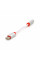 Перехідник KY-201 Type-C(M)/Jack 3.5mm(F), 5см, White/Black, Box