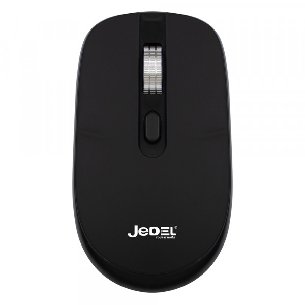 Миша бездротова JEDEL WD100, 1200-1600DPI, Black, 2.4GHZ+Bluetooth 5.0, Box