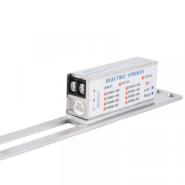 Електромеханічна клямка YOSO-250A, 12В, довга планка NO (power open)