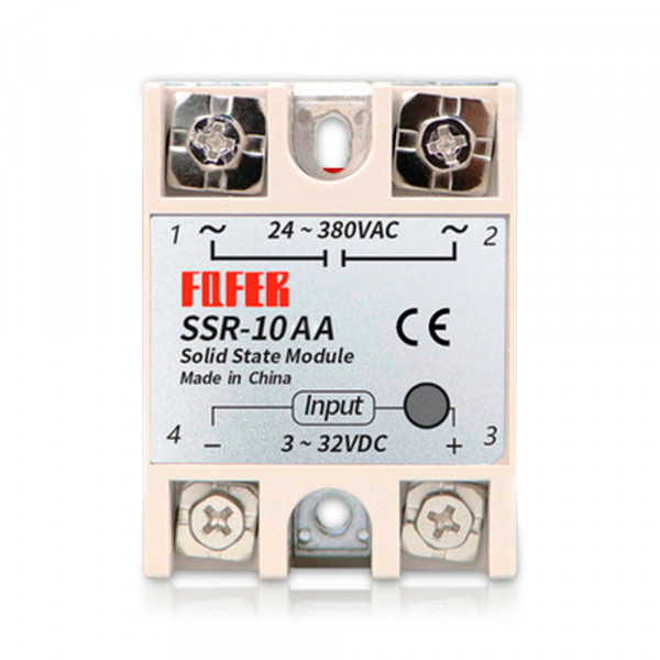 Твердотільні реле FQFER SSR-10AA 10А 80-250VAC