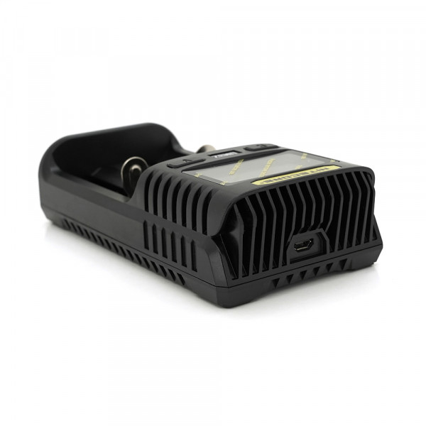 Зарядний пристрій універсальний Nitecore Digicharger UMS2, 2 канали, LCD дисплей, підтримує Li-ion, Ni-MH та Ni-Cd AA (R6), ААA (R03), С (R14)
