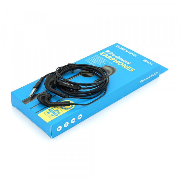 Навушники провідні BOROFONE BM54, 1,2м, Black, Box