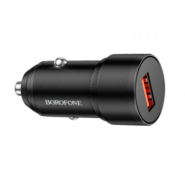АЗУ BOROFONE BZ19A 1хUSB, 2.4A, QC3.0, Black, Box