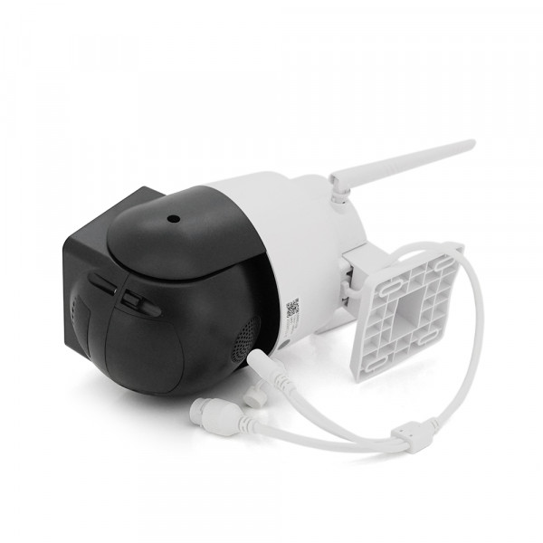 5Мп Wi-Fi відеокамера вулична з сиреною та SD/картою YOSO YO-IPC43D5MP50 PTZ 2.8mm V380