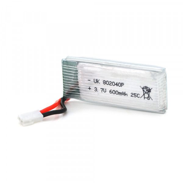 Акумулятор 8*20*40P 25C, 3.7V (600mAh), 2 контакти
