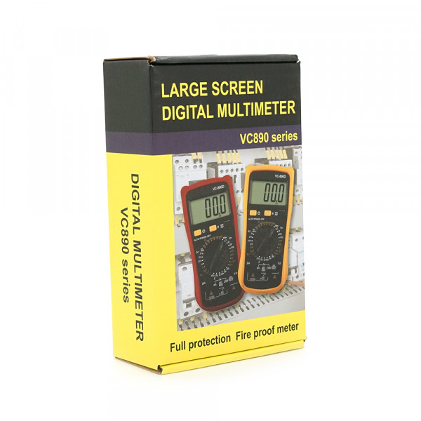 Мультиметр XTMAX VC890D, вимірювання: V, A, R, С, F, з ємнісним діодом