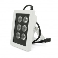 ІЧ-прожектор LW6-50IR006-12. 12V, 24W, 6LED, IP66, 850Нм, кут огляду 120 °, дальність до 50м.
