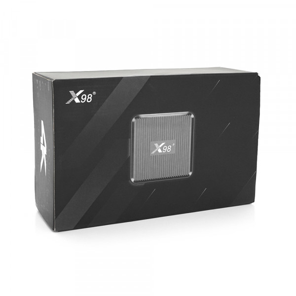 Медіа приставка X98Q SmartTV 2/16, (Android 11) ОЗУ 2 Гб, 16Гб вбудованої пам'яті, проесор Amlogic S905W2, підтримка 4K, wi-fi 2.4/5Ггц