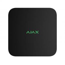 Мережевий відеореєстратор Ajax NVR DC (16ch) black, роздільна здатність до 4К, підтримка ONVIF/RTSP, декодування H.265/H.264, ємність до 16Тб